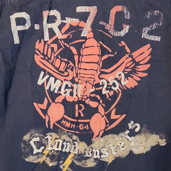 Polo By Ralph Lauren Long Sleeve Navy Blue Button Down Shirt (M Size M) - Picture 3 of 10